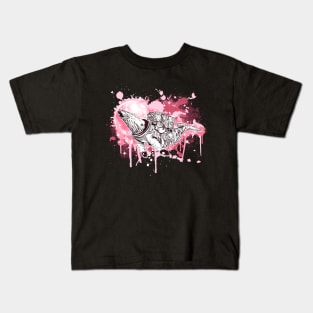 Deep Pink Kids T-Shirt